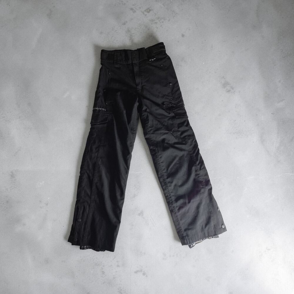 Pro Ocean & Earth Cargo Pants Mens S Black Tactical Utility Moto Outdoor Snap